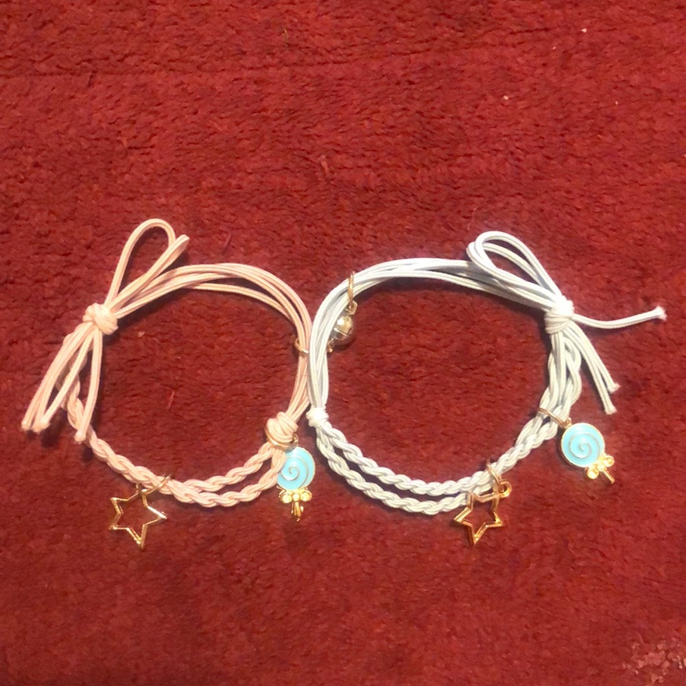 Lollipop in store, magnet friendship bracelet